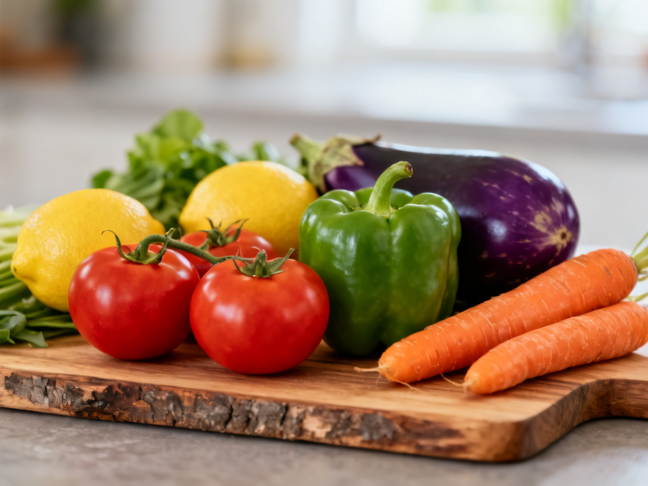 Fresh ingredients prepared for flexible meal organization